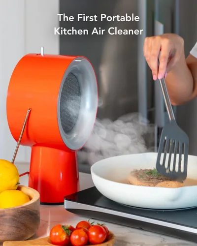 Miniatura 2 de AirHood Campana extractora con cable Extractor de cocina portátil con 2 filtros de aire de carbón activado y filtro de aceite de acero inoxidable