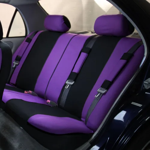 Miniatura 3 de FH Group Light & Breezy - Fundas de tela para asiento de auto, juego de tres filas para 7 asientos - Compatible con bolsa de aire y asiento dividido