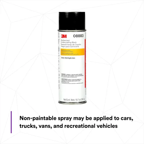 Miniatura 3 de 3M Aerosol de revestimiento de goma, 08883, 19.7 onzas, acabado texturizado, anticorrosivo, multiusos para automóviles, camiones y vehículos