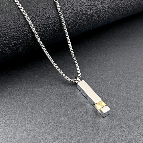 Miniatura 79 de YOUFENG collar con urna para cenizas, cubos de piedras natales, urna para cenizas humanas, collar de urna de cremación, relicario, recuerdo
