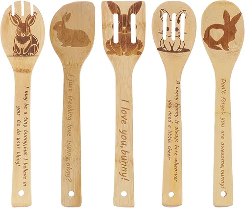 Miniatura 21 de Cucharas de cocina de madera de vaca, regalos de vaca, regalos de vaca para mujeres, regalos de decoración de cocina de vaca, regalos para amantes