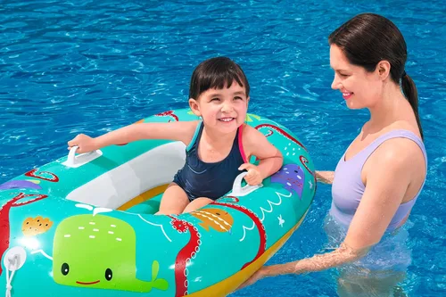 Miniatura 12 de Bestway® 47" x 31"/1.19m x 79cm Tropical Crew Baby Boat