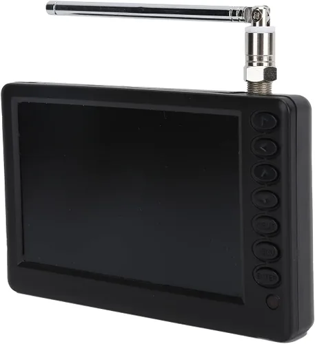 Televisor digital portátil ATSC HD TFT LED - Mini TV de 5 pulgadas con control remoto, 1080P, batería recargable, soporte para tarjeta USB y TF,