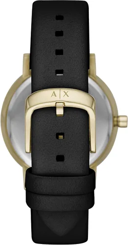 Miniatura 3 de AX Armani Exchange Reloj para mujer, reloj de tres manecillas para mujer con correa de acero inoxidable o cuero