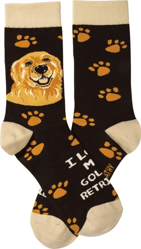 Miniatura 2 de Calcetines Primitives By Kathy - I Love My Golden Retriever multi talla única