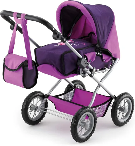 Miniatura 2 de Bayer Design Cochecito de Muñeca Combi Grande Set - Morado - Moderno Cochecito Convertible para Muñecas con Cuna Extraíble