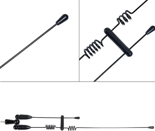 Miniatura 3 de TWAYRDIO Antena de doble banda para radio bidireccional Ham, 144/430MHz VHF UHF Antena de radio móvil para coche Kit completo con montaje magnético