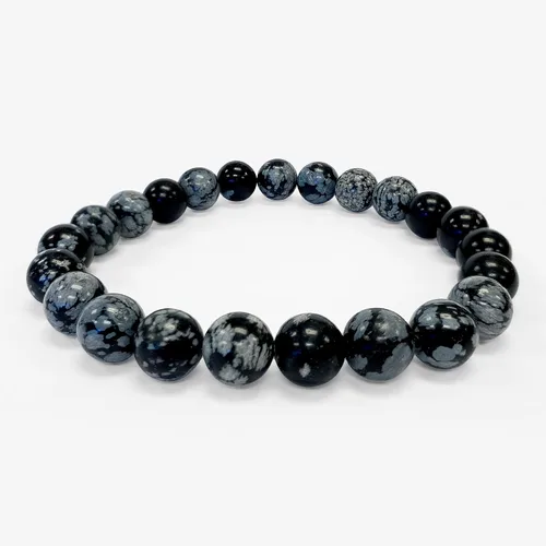 Miniatura 95 de Gem Avenue Handmade Round Bead Stretch Bracelet Unisex Natural Stone Beaded Jewelry for Men & Women, Elastic Wristband for Daily Wear