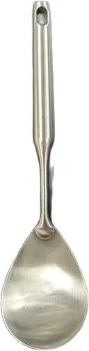 Miniatura 9 de Cuchara de arroz, cuchara de acero inoxidable, espátula para servir, cucharón, utensilio de cocina para restaurante y hogar, mango a prueba