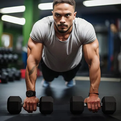 Miniatura 4 de GRETERST Juego de mancuernas hexagonales con revestimiento de goma, pesas de mano para ejercicio y fitness para gimnasio en casa, entrenamiento