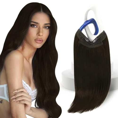 Miniatura 19 de Sunny - Extensiones de cabello humano real, con cable/hilo y clips ajustables, aplicación invisible, 2.82 onzas, 12 pulgadas, color rubio cenizo