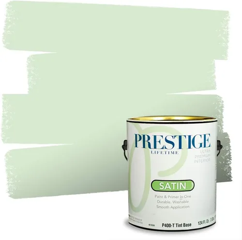 Miniatura 184 de PRESTIGE Pintura exterior e imprimación en uno, aloe, plano, 1 galón