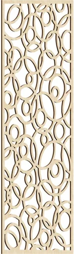 Miniatura 96 de Latrobe Paneles de pared decorativos de madera con calado, 9 3/8 pulgadas de ancho x 24 3/8 pulgadas de alto x 3/8 de alto, roble rojo rojo (Red Oak)