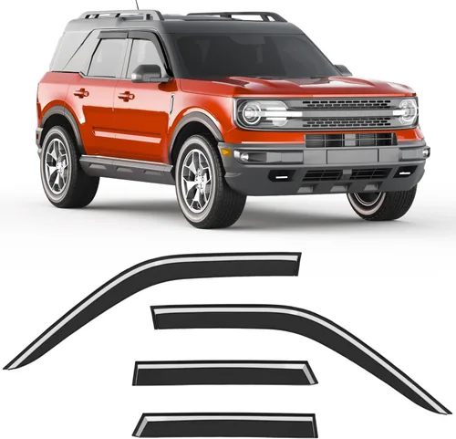 Miniatura 30 de Protectores de lluvia aptos para Dodge Ram 1500 2009-2024, Ram 2500 y 3500 2010-2025, deflectores de lluvia extragruesos para ventana, viseras