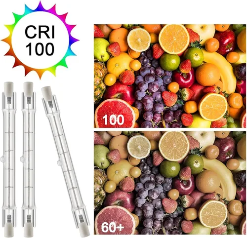 Miniatura 4 de R7S - Bombillas halógenas de 4.646 in, 400 W, tipo J, 4.65 pulgadas, T3 RSC, ángulo de haz de 360º, 2700 K, blanco cálido, 6000 lúmenes, bombillas