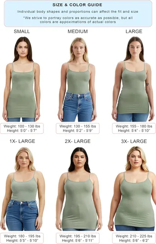Miniatura 336 de Emmalise Camisola larga casual básica para mujer, con tirantes ajustables, top en capas