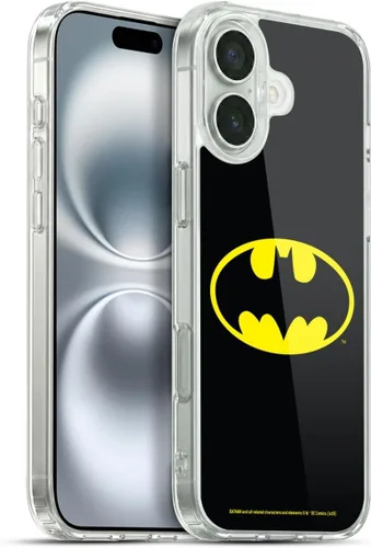 Miniatura 353 de Head Case Designs Funda de gel con licencia oficial de Batman DC Comics Bat Signal Logos [protección de grado militar] compatible con Apple iPhone 7