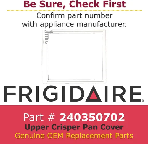 Miniatura 2 de Frigidaire 240350702 cubierta para charola contenedora de heladera