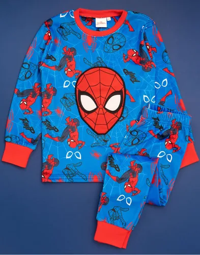 Miniatura 3 de Marvel Spider-Man - Pijama de forro polar súper suave para niños, Azul