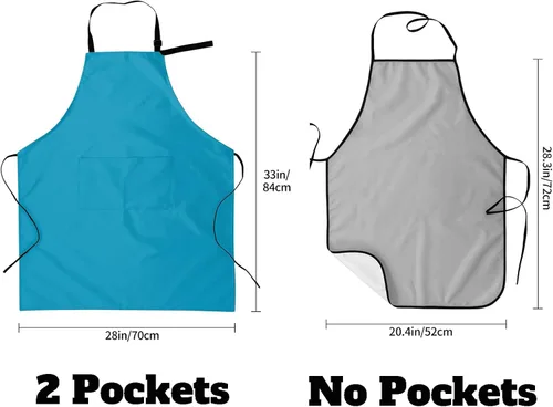 Miniatura 2 de Personalized Custom Aprons with Pockets for Women Men with Chef Name Text Logo Picture Kitchen Aprons
