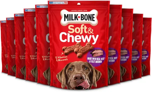Miniatura 14 de Milk-Bone Golosinas blandas y masticables con receta de pollo para perros, 25 onzas (1 unidad)