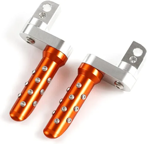 Miniatura 11 de Clavijas de pie delantero de extensión CNC de 0.78 pulgadas, clavijas de pie delanteras elevadoras para Yamaha YZF-R1 2000-2003, YZF1000 R1 Verde