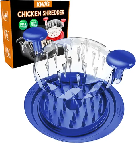 Miniatura 13 de Herramienta trituradora de pollo Twist, trituradora grande de pollo de 11" resistente con placa, molinillos de carne, máquina de gadgets, libre