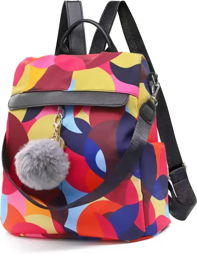 Miniatura 13 de Mochila para mujer, impermeable, antirrobo, bolsa de viaje, estiloA , L, Mochila