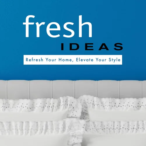 Miniatura 7 de Faldón plisado de popelina para cama tamaño California King, de Fresh Ideas Blanco