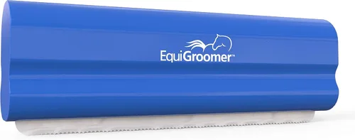 EasyGroomer - Cepillo para quitar pelaje para perros y gatos, herramienta azul para mascotas grandes y pequeñas, elimina la suciedad, el pelo y el
