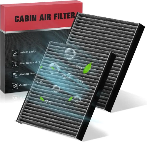 Miniatura 12 de BDFHYK 2 filtros de aire de cabina CF10136 con carbón activado compatibles con Chevy Uplander 2005-2009, Venture 2001-2005, compatibles con Buick
