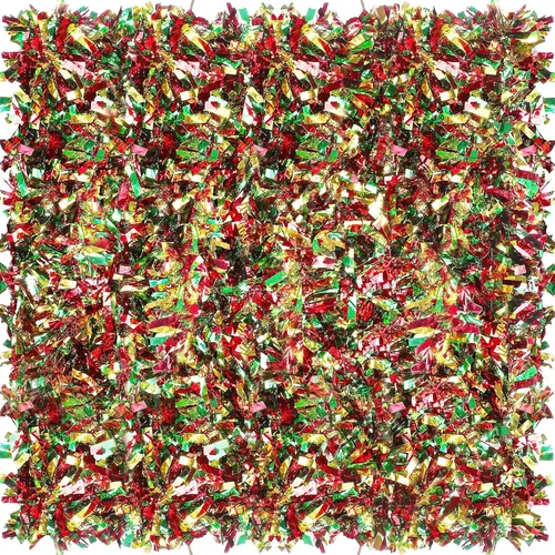 Miniatura 8 de Guirnalda de oropel de Navidad de 39.4 pies con torsión metálica brillante para colgar en el árbol de Navidad, suministros de fiesta, decoración