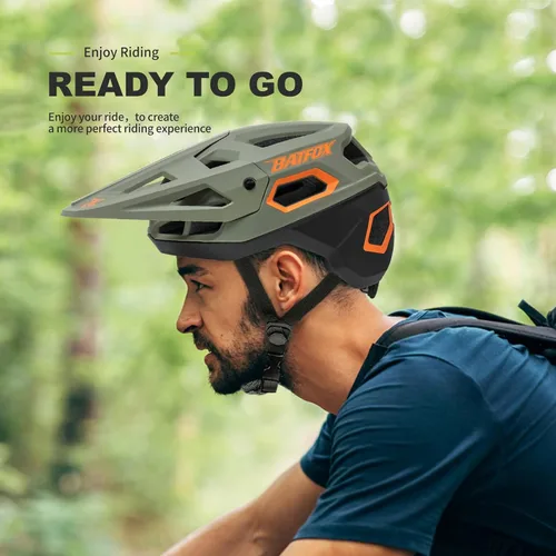 Miniatura 5 de Casco de Bicicleta BATFOX, Casco de Bicicleta de Montaña para Hombres, Mujeres, Adultos y Jóvenes
