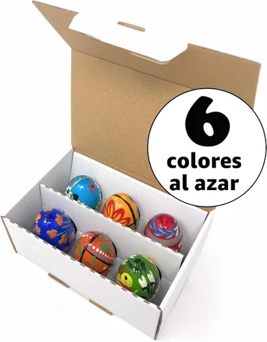 Miniatura 4 de Huevos de madera pintados a mano de Pascua polacos (Pisanki) Huevos decorativos para Pascua, juego de 6 huevos medianos