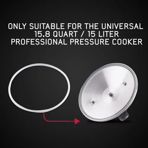 Miniatura 2 de Universal Accesorios profesionales de repuesto para olla a presión (junta de 15.8 cuartos de galón)