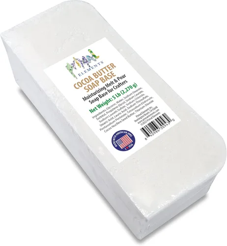 Miniatura 5 de Primal Elements Base triple de jabón de mantequilla y cacao para hacer jabón y manualidades