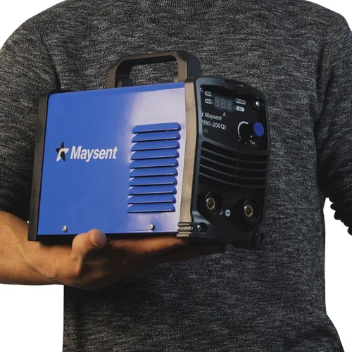 Miniatura 9 de MAYSENT Mini soldador de palo MMA de 200 A, inversor portátil de 110 V, arranque en caliente, fuerza de arco, antiadherente, pantalla digital