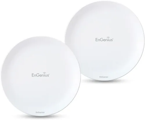 Miniatura 15 de EnGenius Wi-Fi 6 (802.11ax) 5GHz 1,200 Mbps, puente inalámbrico para exteriores 2x2, 26 dBm, antena direccional de alta ganancia de 19 dBi, carcasa