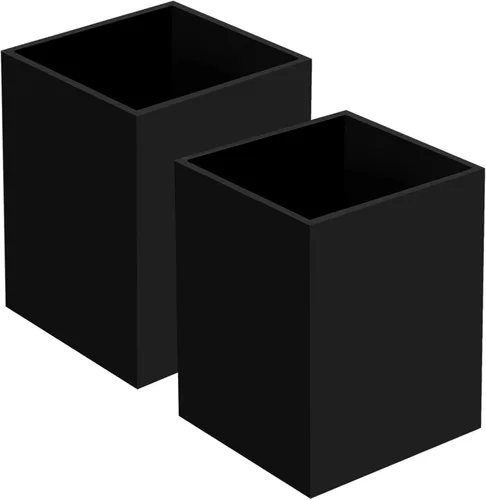 Miniatura 8 de Ptaedex Paquete de 2 Portaplumas de Bolígrafos y Lápices de Acrílico, Portabrochas de Maquillaje Transparente, Almacenamiento en Forma de Taza