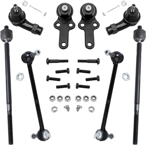 Miniatura 167 de Detroit Axle – Kit de suspensión delantera para Hyundai 2013-2018 Santa Fe 2 enlaces de barra de estabilizador 4 varillas de amarre interiores
