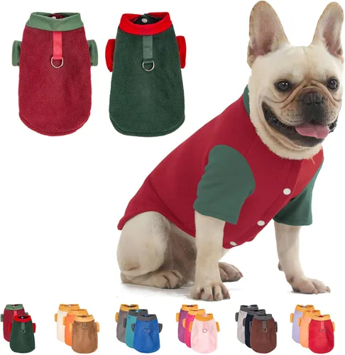 Miniatura 19 de FabriCastle Suéteres pequeños para perros, paquete de 3 prendas para perros y gatos, chaquetas suaves y cálidas para perros XXS XS S y S, disfraces