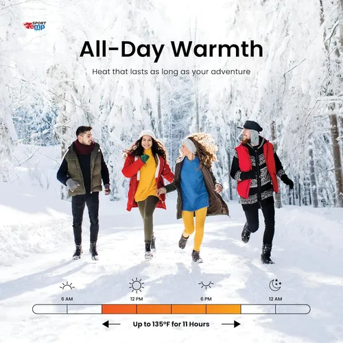 Miniatura 4 de Hand Warmers - Up to 11 Hours of Heat, Super Long Lasting - Easy, All Natural - Air Activated, for Body, Hands & Toes - Odorless Hot Hand Warmer