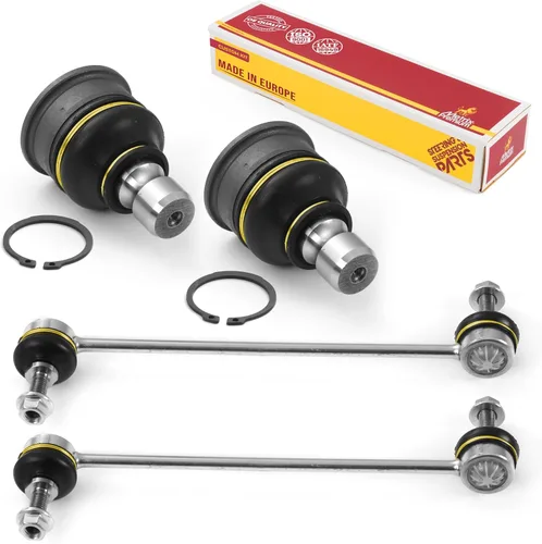 Miniatura 131 de Metrix Premium Chassis Parts - Juego de 4 piezas de articulación de rótula superior y barra estabilizadora delantera para Ford Ranger RWD 1998-2011