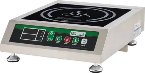 Miniatura 4 de Winco EIDS-34 - Quemador de inducción de grado comercial, 1800 W, 240 V Negro/Blanco