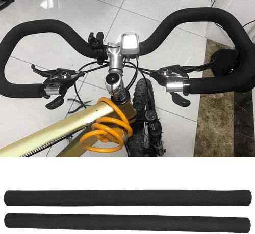 Miniatura 7 de LIZEALUCKY Empuñaduras de goma de espuma flexible para manillar de bicicleta, paquete de 2 unidades, diámetro interior de 0.9 pulgadas
