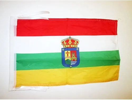 Miniatura 848 de Bandera de México AZ FLAG, 45.7 x 30.5 cm, con cordones - Pequeñas banderas mexicanas de 30 x 45 cm - Bandera de 45.7 x 30.5 cm