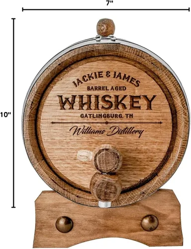 Miniatura 6 de Barril de añejamiento personalizado de roble blanco americano