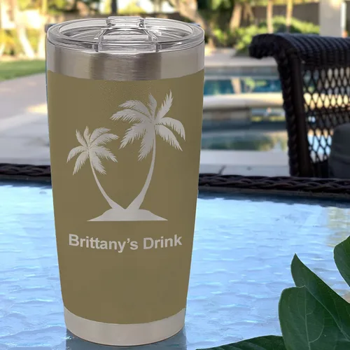 Miniatura 2 de LaserGram Vaso aislado al vacío de 20 onzas, bola de boliche y alfileres, grabado personalizado incluido (negro)