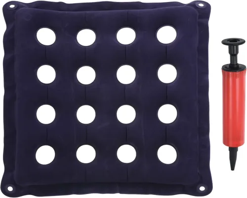 PATIKIL Cojín de asiento inflable, almohadilla portátil para silla transpirable, cojín de asiento para sillas de ruedas, sillas de oficina, color