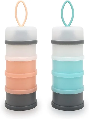 Miniatura 7 de Dosificador de fórmula para bebés, contenedor de fórmula, contenedor portátil de leche en polvo, contenedor de almacenamiento de viaje